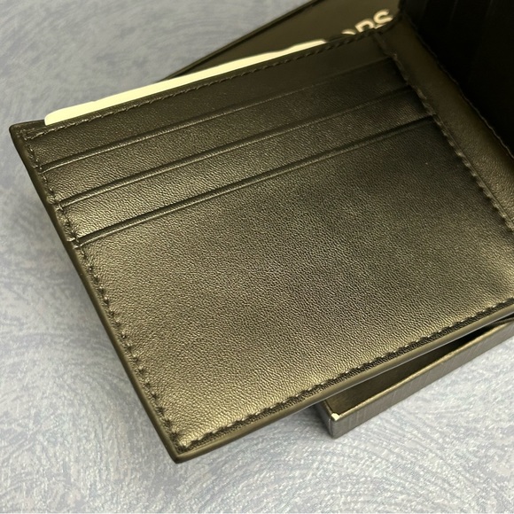 New Michael Kors Men’s Slim Billfold Bi-Fold Wallet Andy Black 86F2SANF5V NWT - Picture 8 of 17